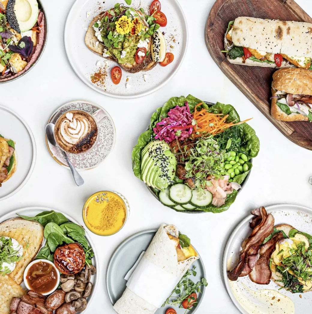 A generous shared spread laid out on linen